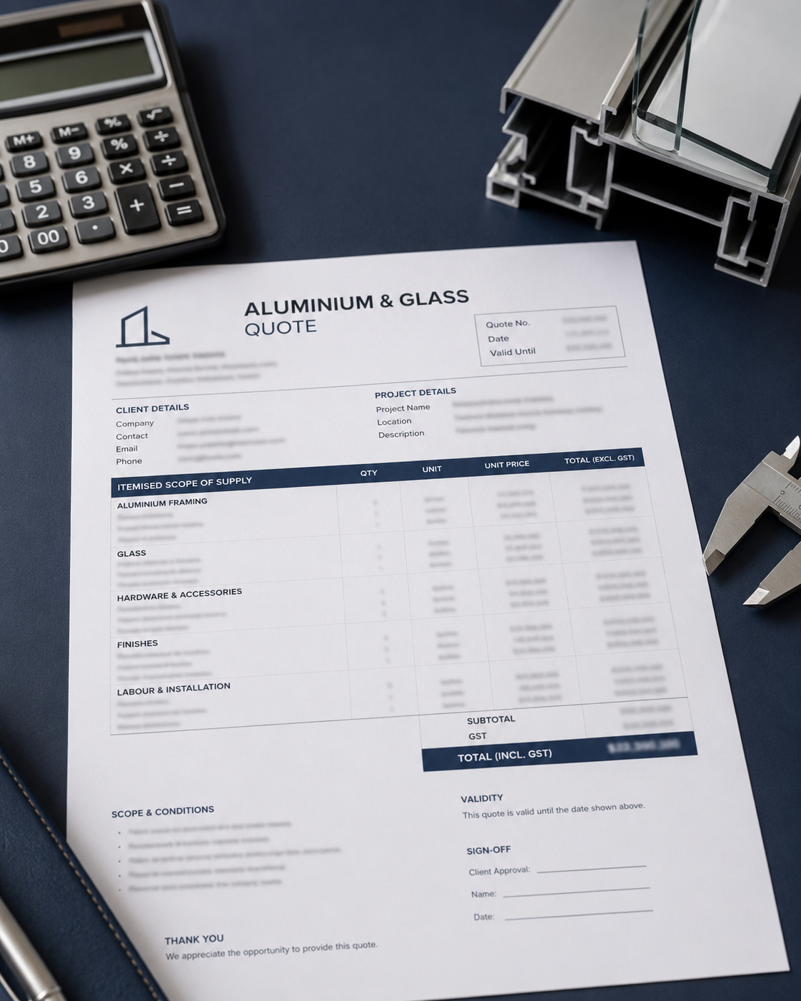 Quote Control Window™: Price and Scope, Key Terms in Writing.